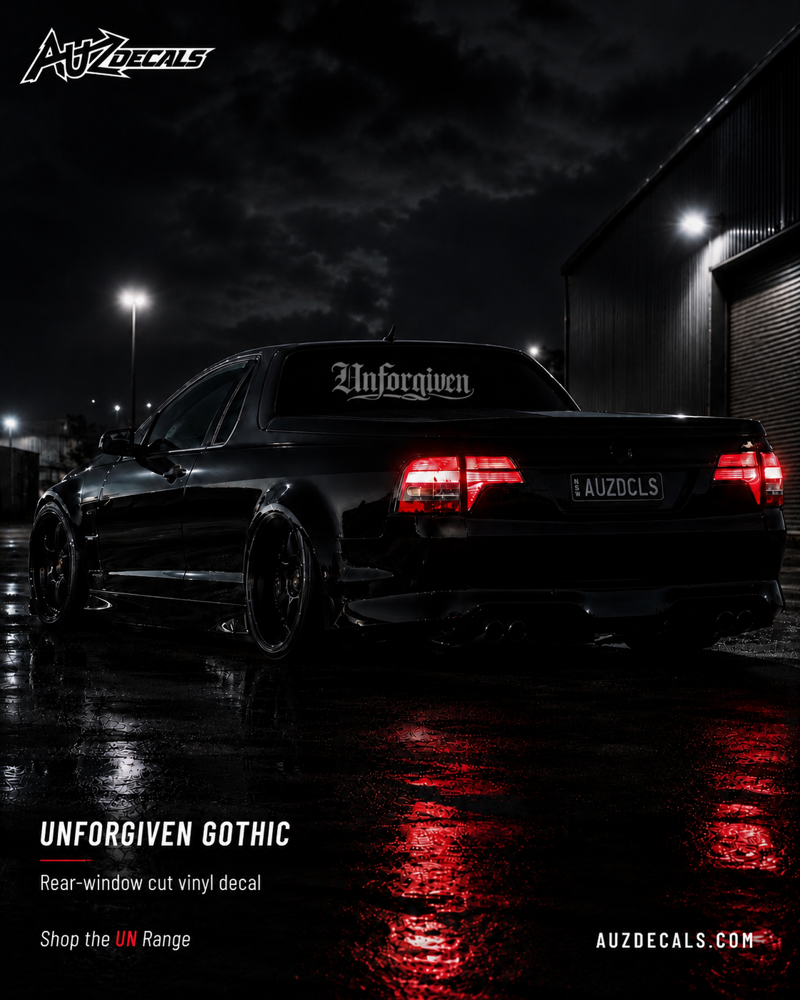 Unforgiven Vinyl Decal